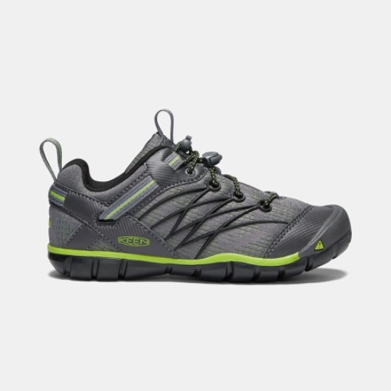 Kids' Keen Chandler Cnx Hiking Shoes Grey Black | CPT-845713