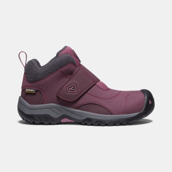 Kids' Keen Kootenay II Waterproof Winter Boots Burgundy | KIY-741603