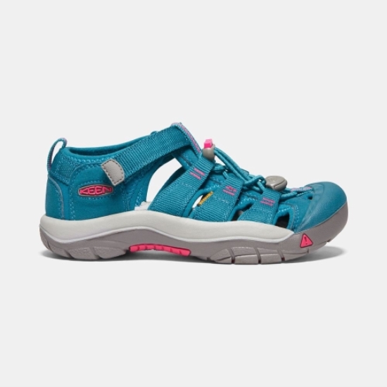 Kids' Keen Newport H2 Sandals Blue Light Pink | LHB-590368