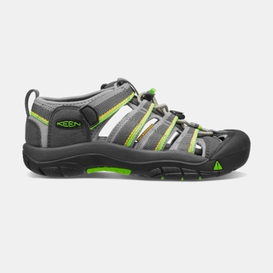 Kids' Keen Newport H2 Sandals Grey Green | HJX-198627