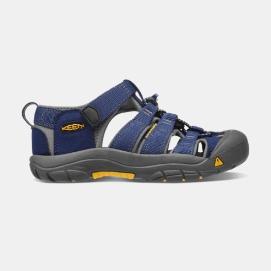 Kids' Keen Newport H2 Sandals Navy Grey | BPT-204753