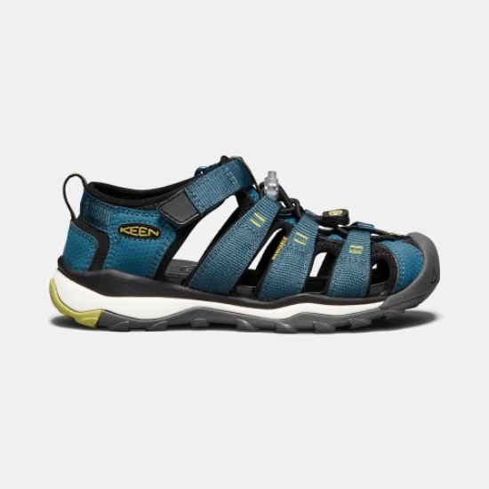 Kids' Keen Newport Neo H2 Hiking Sandals Blue Black | NEM-612954