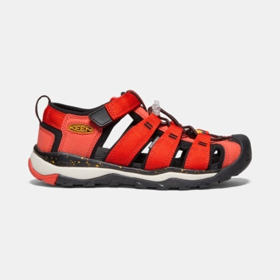 Kids' Keen Newport Neo H2 Hiking Sandals Red Black | XCU-371842