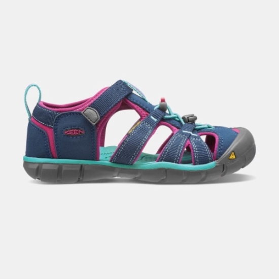 Kids' Keen Seacamp II Cnx Sandals Navy Purple | RIY-192068