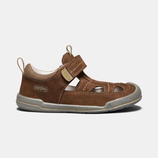 Kids' Keen Sprout Fisherman Sandals Brown | KTH-517386