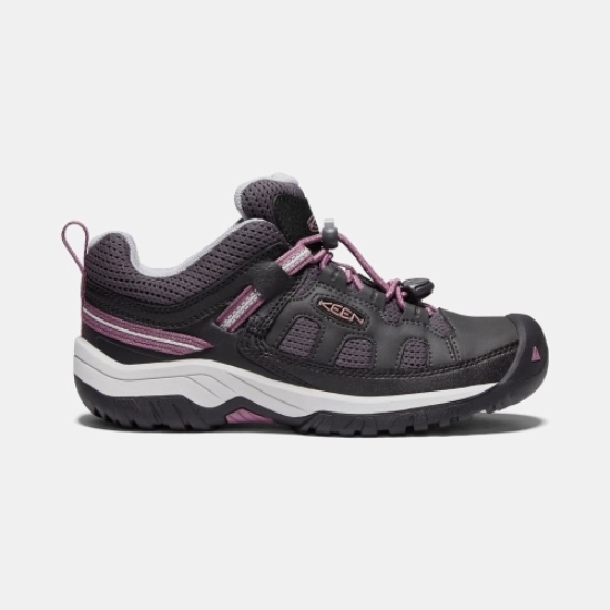 Kids' Keen Targhee Hiking Shoes Black Purple | RDS-105689