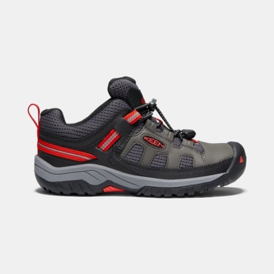 Kids' Keen Targhee Hiking Shoes Grey Black | ZTY-815429