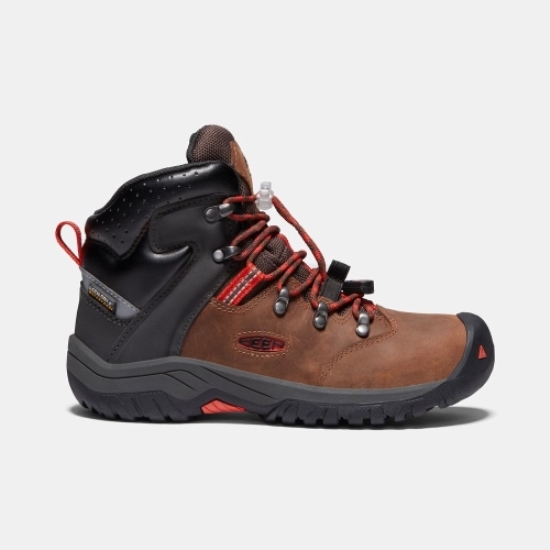 Kids' Keen Torino II Waterproof Snow Boots Brown Black | JRD-936754