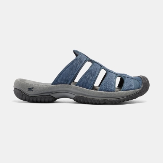 Men's Keen Aruba II Sandals Navy Black | PYK-927531