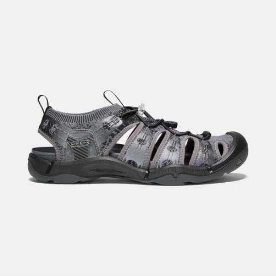 Men's Keen Evofit One Sandals Grey Black | RJI-872945