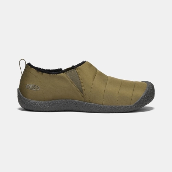 Men's Keen Howser II Slippers Olive | MEB-450291