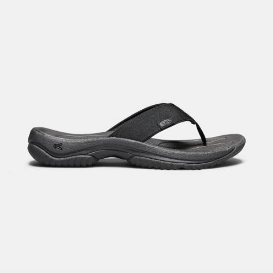 Men's Keen Kona Flip II Flip-Flops Black Grey | NHI-867130