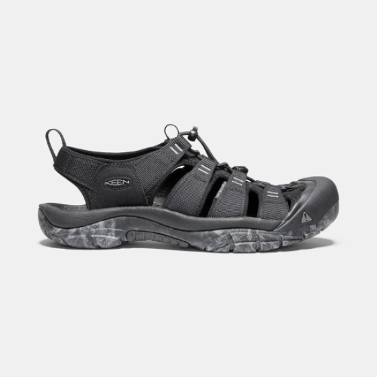 Men's Keen Newport H2 Hiking Sandals Black | IZX-614250