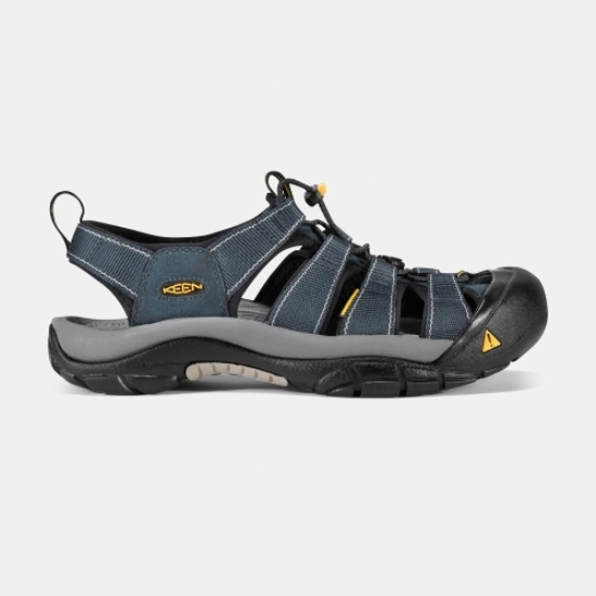 Men's Keen Newport H2 Hiking Sandals Navy Black | WIS-908632