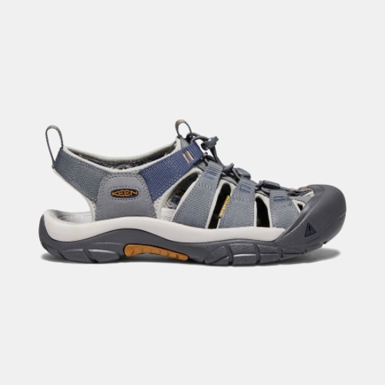 Men's Keen Newport Hydro Hiking Sandals Grey Blue | FMJ-102943