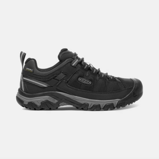 Men's Keen Targhee Exp Waterproof Hiking Shoes Black | BSJ-174059