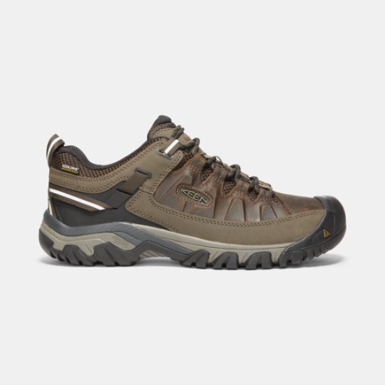 Men's Keen Targhee III Waterproof Hiking Shoes Brown Khaki | CBP-164729