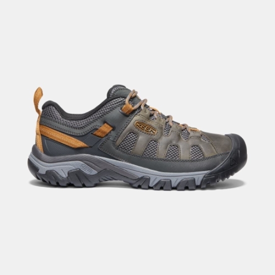 Men's Keen Targhee Vent Hiking Shoes Dark Brown Grey | QGC-352086