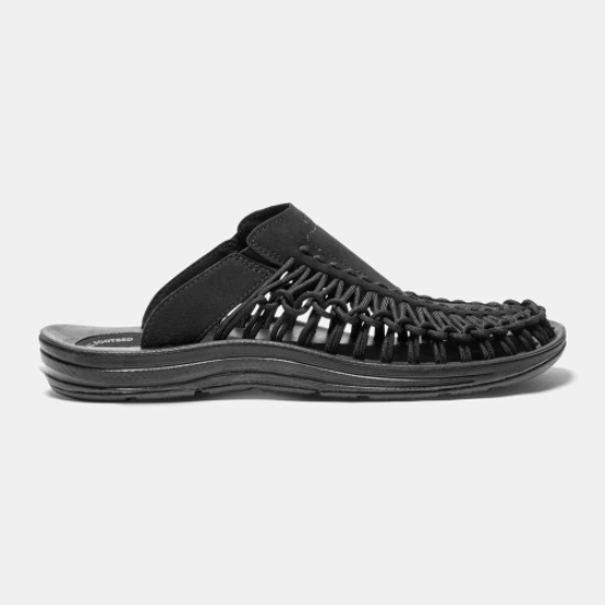 Men's Keen Uneek Uneek Sandals Black | MYI-062589