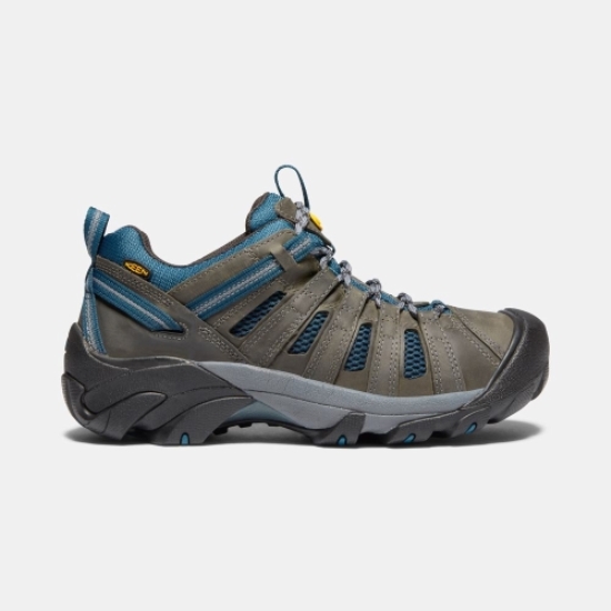 Men's Keen Voyageur Hiking Shoes Dark Olive Blue | XCT-850431