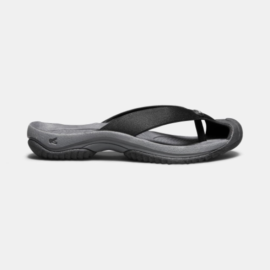 Men's Keen Waimea H2 Sandals Black Grey | XPG-207438