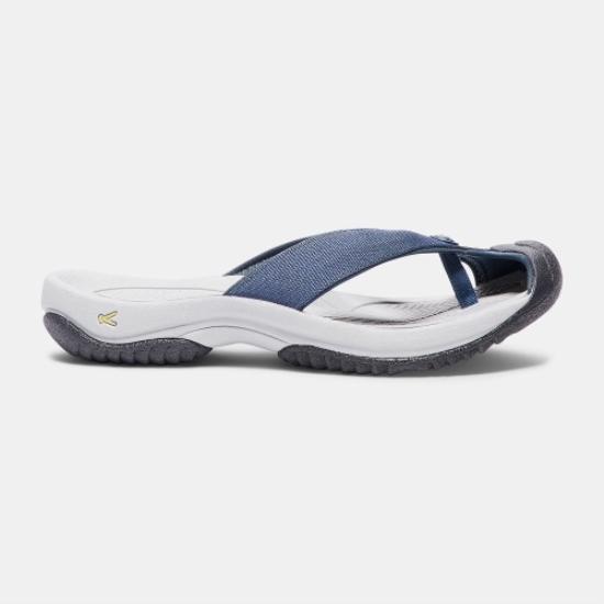 Men's Keen Waimea H2 Sandals Navy Grey | WMJ-130865