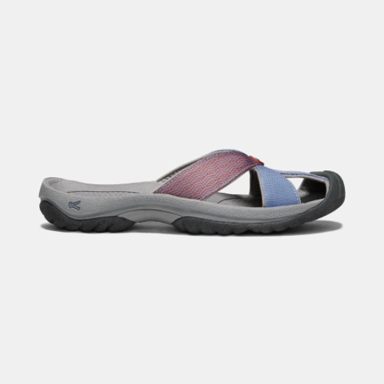 Women's Keen Bali Beach Closed-toe Sandals Blue Grey | LTC-064387