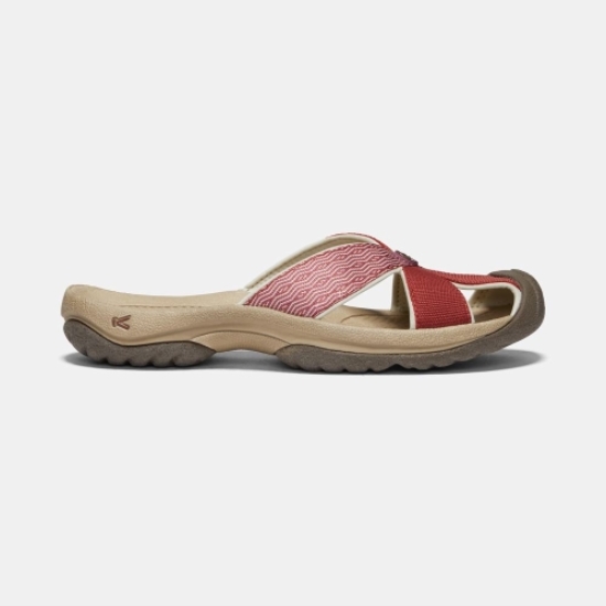 Women's Keen Bali Beach Closed-toe Sandals Red | YWJ-693872