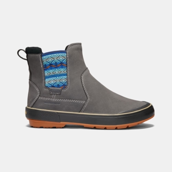 Women's Keen Elsa II Waterproof Chelsea Boots Grey | LHB-086942