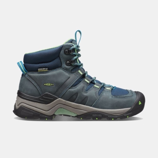 Women's Keen Gypsum II Waterproof Mid Hiking Boots Navy | OWC-982341