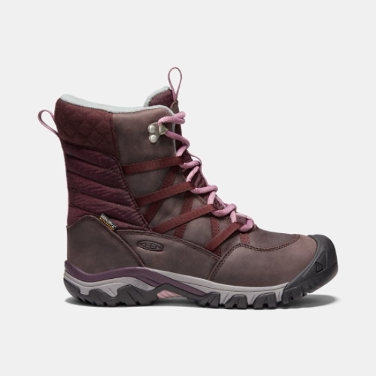 Women's Keen Hoodoo III Lace Up Winter Boots Purple | IHA-346851