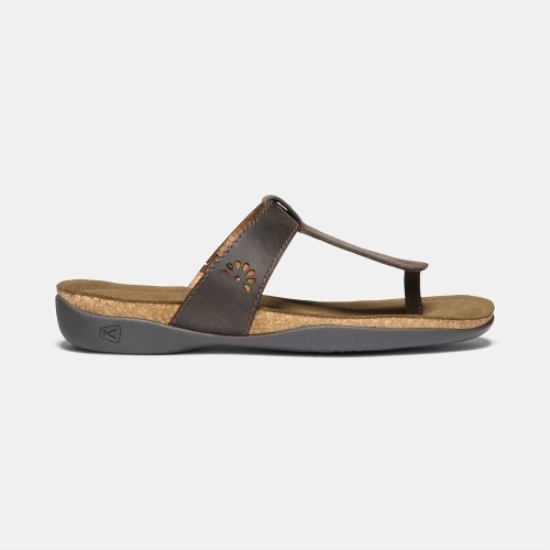 Women's Keen Kaci Ana Posted Sandals Coffee | RDP-093574