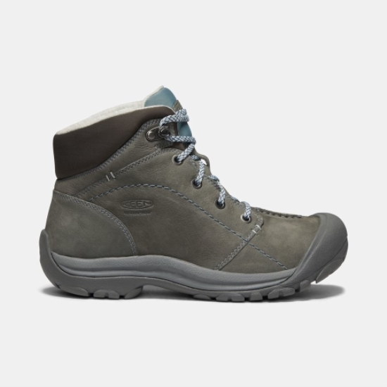 Women's Keen Kaci Winter Waterproof Mid Winter Boots Dark Olive | AVQ-967285