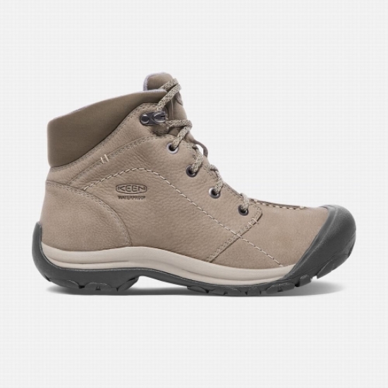 Women's Keen Kaci Winter Waterproof Mid Winter Boots Khaki | KTU-519362