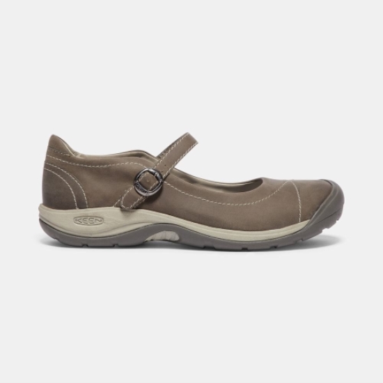 Women's Keen Presidio II Mary Jane Shoes Khaki | KWV-627809