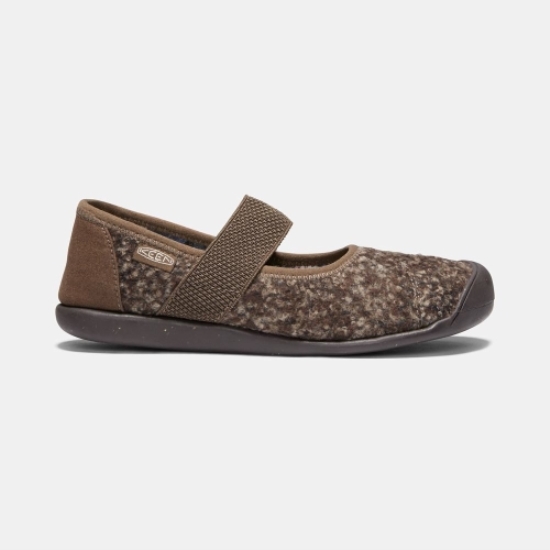 Women's Keen Sienna Wool Mary Jane Shoes Brown | KPT-219345