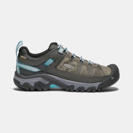 Women's Keen Targhee III Waterproof Hiking Shoes Olive Turquoise | ASM-530867