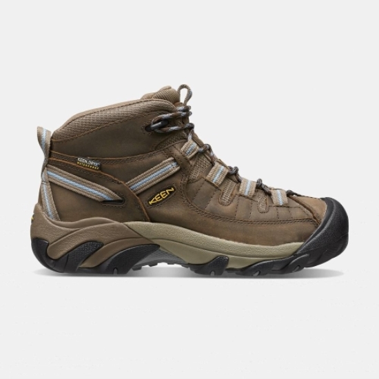 Women's Keen Targhee II Waterproof Mid Hiking Boots Brown | WIA-908764