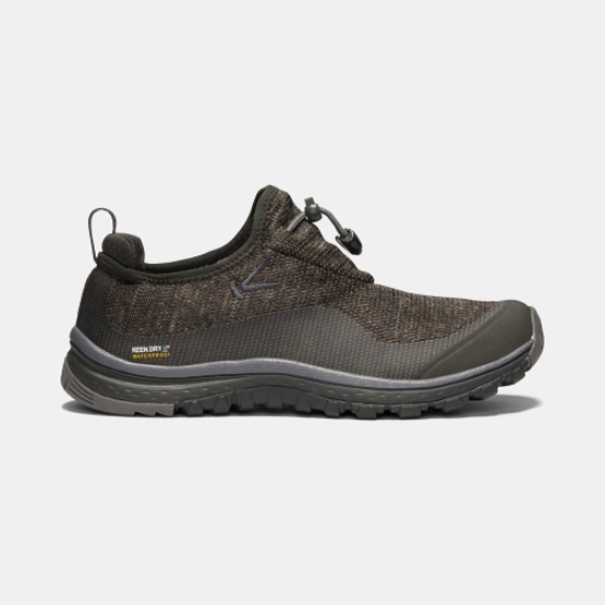 Women's Keen Terra Moc Waterproof Hiking Shoes Deep Grey | UNJ-758269