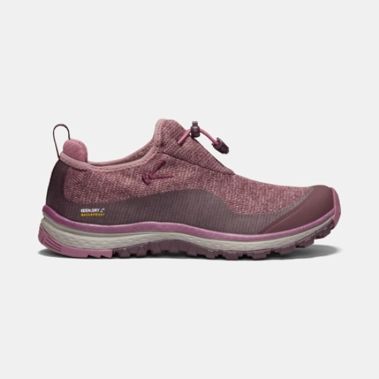 Women's Keen Terra Moc Waterproof Slip On Shoes Purple | UGM-398246