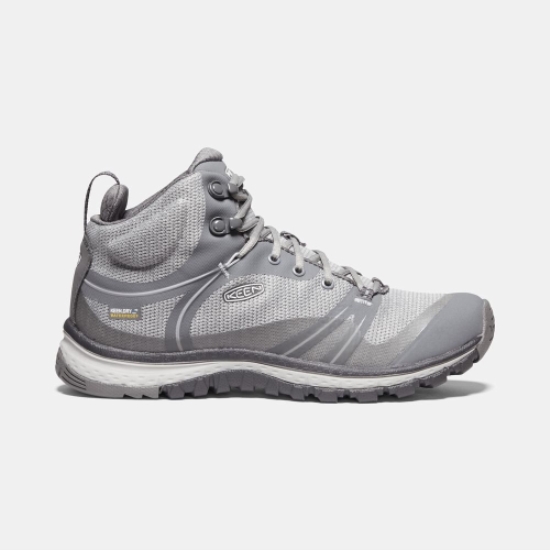 Women's Keen Terradora Waterproof Mid Hiking Boots Grey | DMN-350782