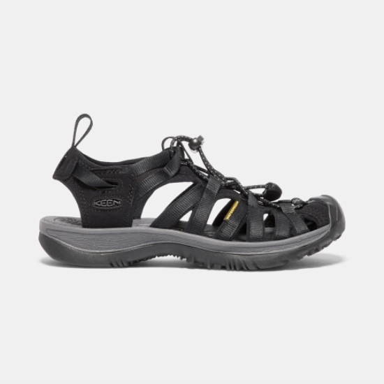 Women's Keen Whisper Hiking Sandals Black | MWI-390425