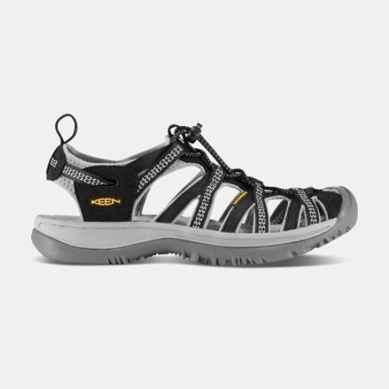 Women's Keen Whisper Hiking Sandals Black Grey | VNW-589346