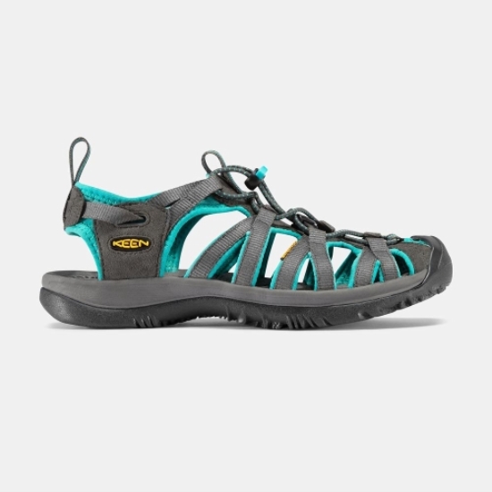 Women's Keen Whisper Hiking Sandals Grey Blue | HCB-193702