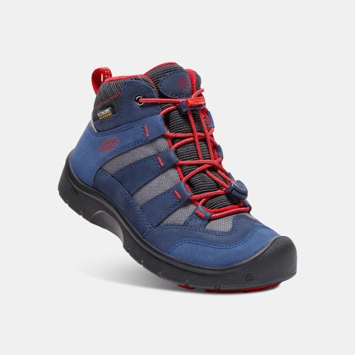 Kids' Keen Hikeport Waterproof Mid Hiking Boots Blue Red | GWV-429135