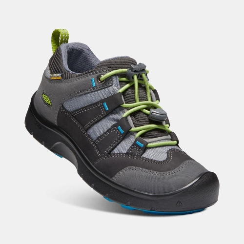 Kids' Keen Hikeport Waterproof Sneakers Black Grey Green | JPS-798254