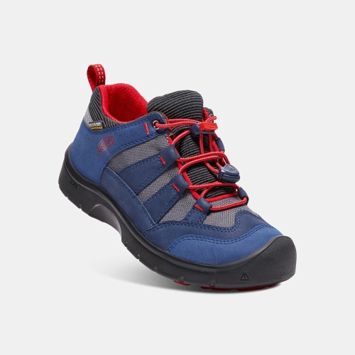 Kids' Keen Hikeport Waterproof Sneakers Blue Red | UHB-705831