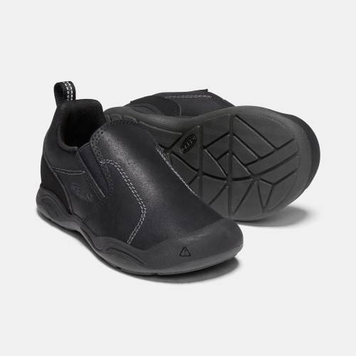 Kids' Keen Jasper Slip On Shoes Black | FNI-152639