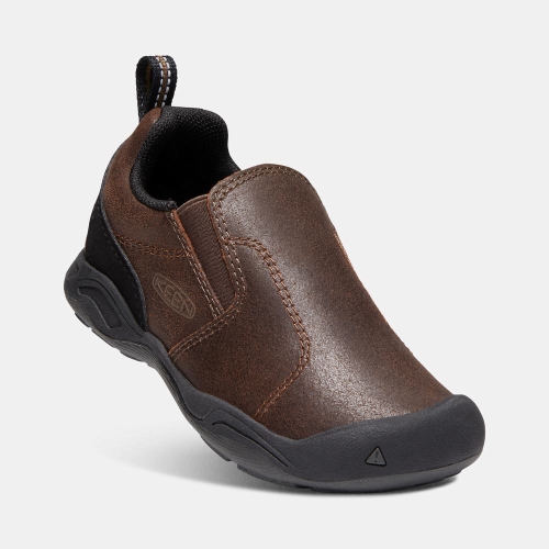 Kids' Keen Jasper Slip On Shoes Dark Brown | DEV-589726