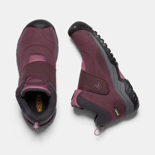 Kids' Keen Kootenay II Waterproof Winter Boots Burgundy | KIY-741603